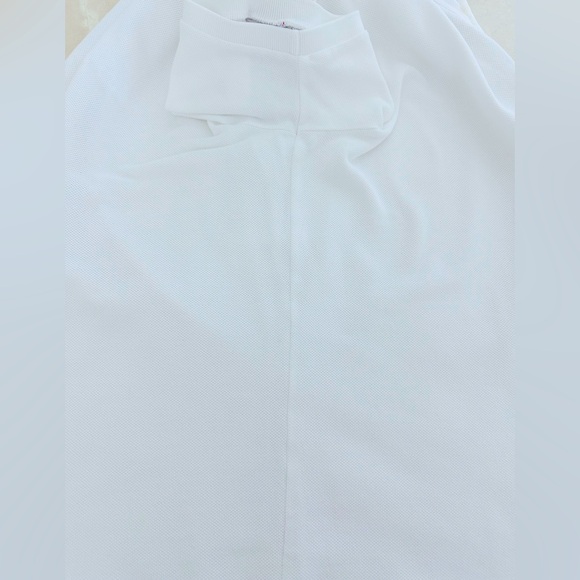 Gucci Men White Polo Shirt with Navy Collar and Striped Trim XL - Picture 8 of 16